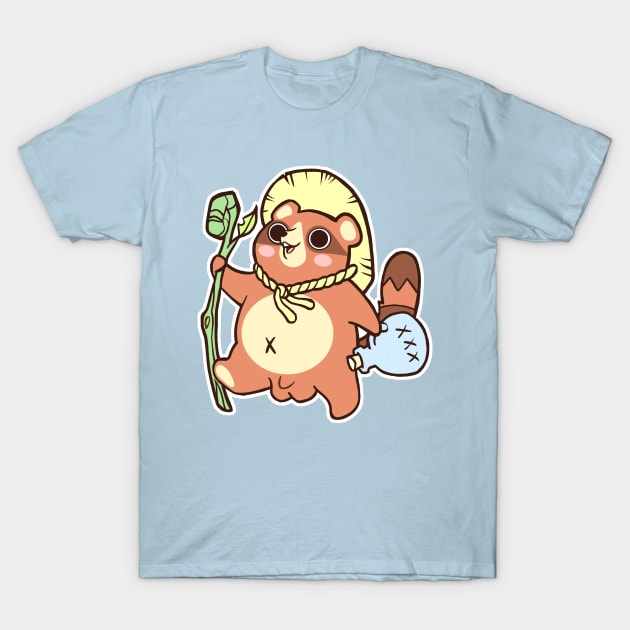 Wandering Tanuki T-Shirt by SarahJoncas